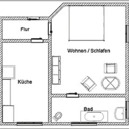 Apartment Carola - 100 M Zum *