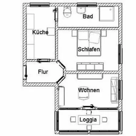 Carola - 100 M Zum Apartmán